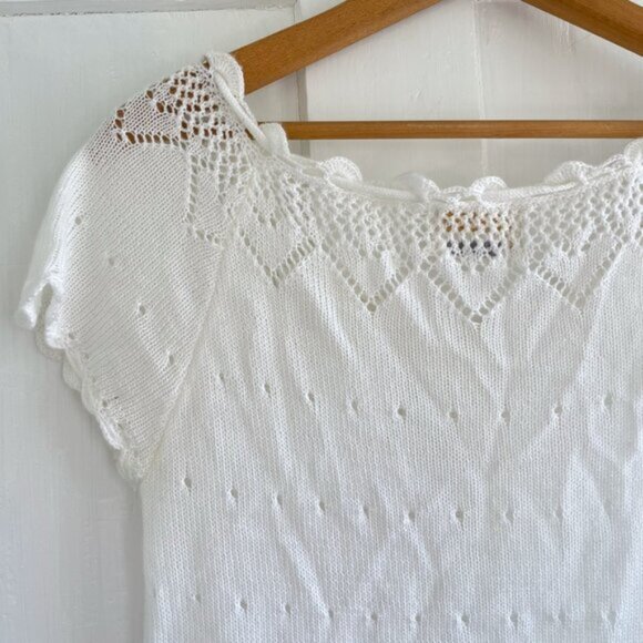 Vintage Knit Lacey Blouse - Picture 5 of 6